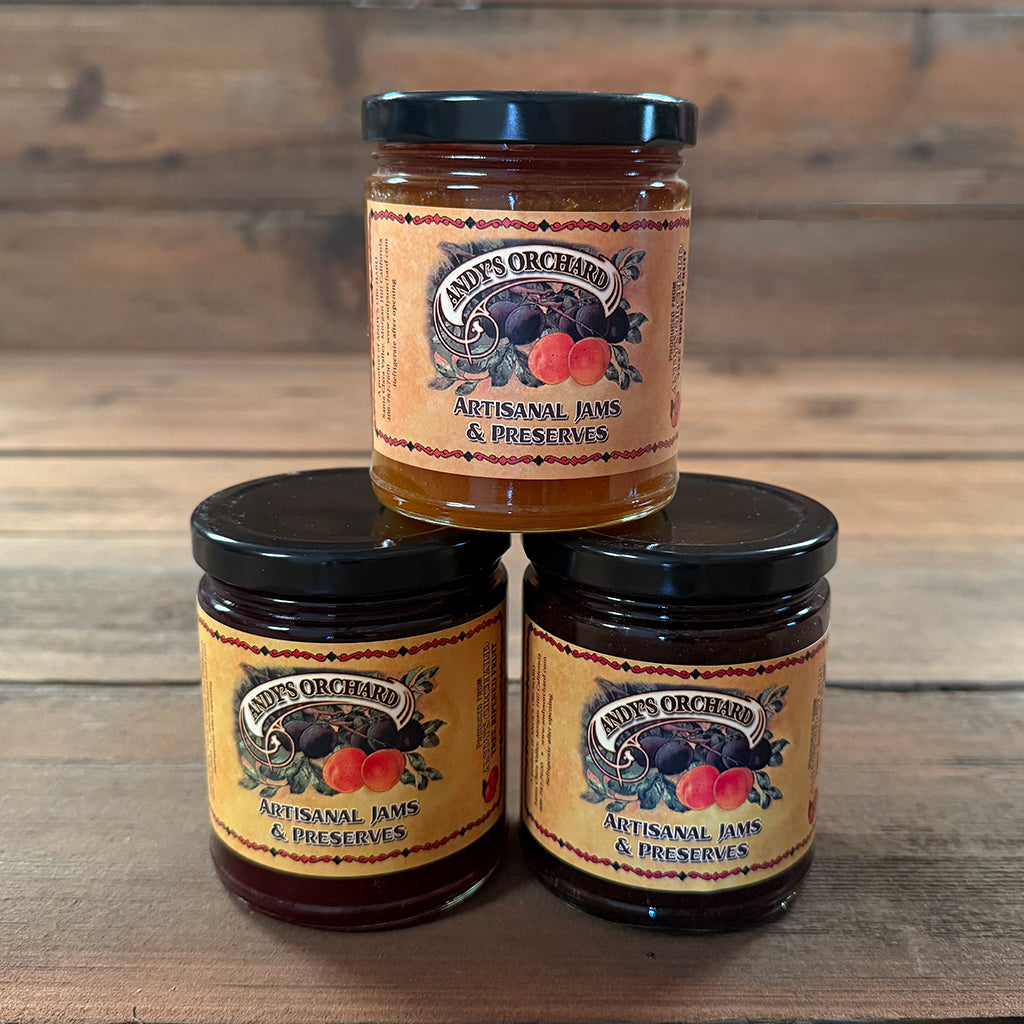 ANDY'S ORCHARD ARTISANAL JAMS & PRESERVES - 9 OZ
