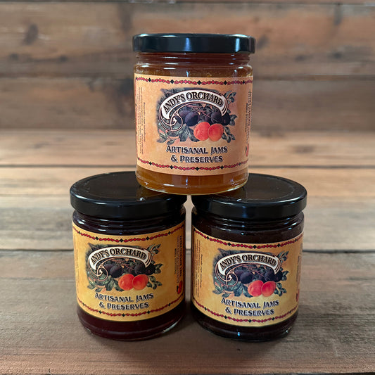 ANDY'S ORCHARD ARTISANAL JAMS & PRESERVES - 9 OZ