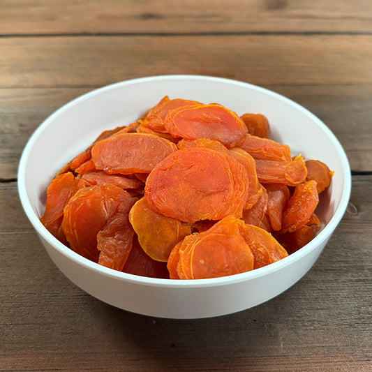 DRIED BLENHEIM APRICOTS - SLABS (DELUXE EXTRA-RIPE)