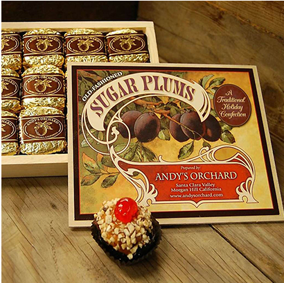 HANDMADE SUGAR PLUMS (WOOD GIFT BOX)