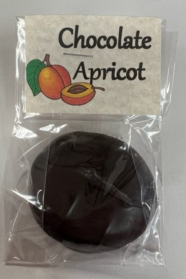 HANDMADE CHOCOLATE-COVERED DRIED BLENHEIM APRICOTS
