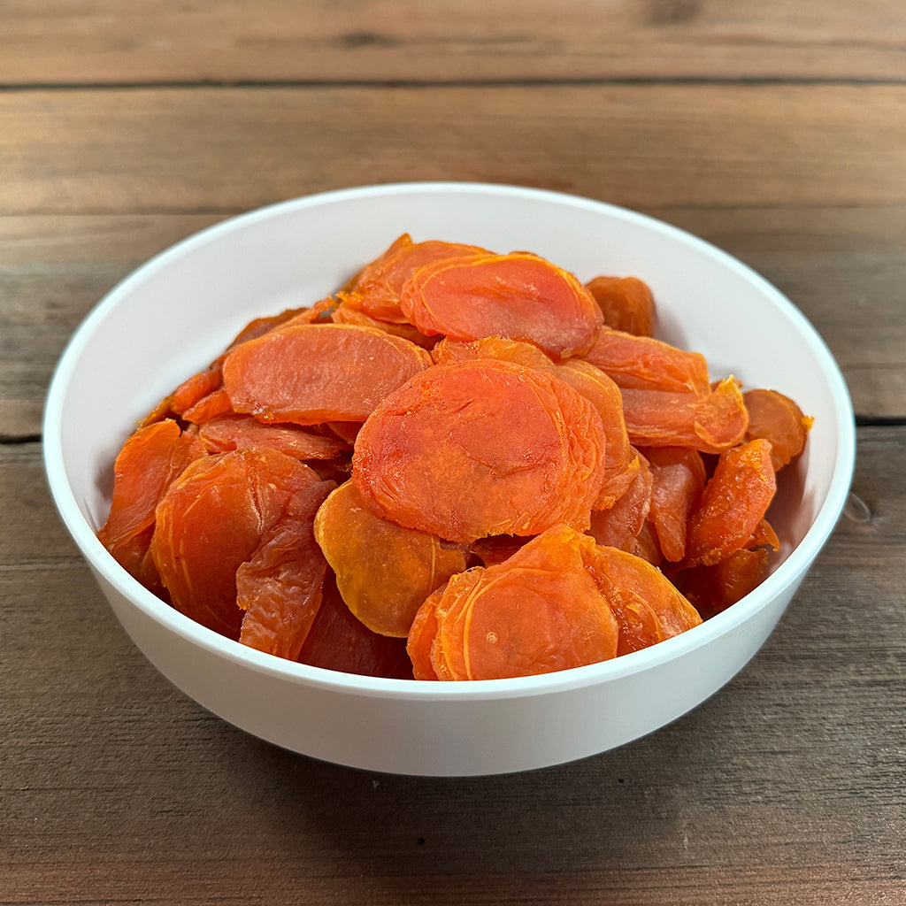 DRIED BLENHEIM APRICOTS - SLABS (DELUXE EXTRA-RIPE) – Andy's Orchard